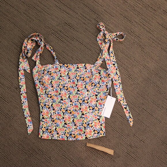 NEW Reformation Ellora Top in Trix - Size 4 - Picture 3 of 5